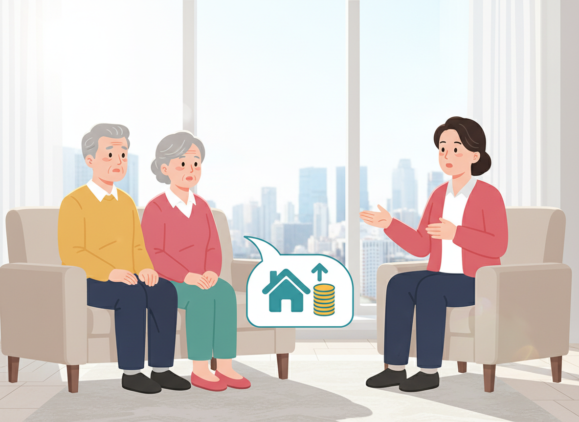 주택연금 세대이음 배우자 자녀 상속 예상 수령액