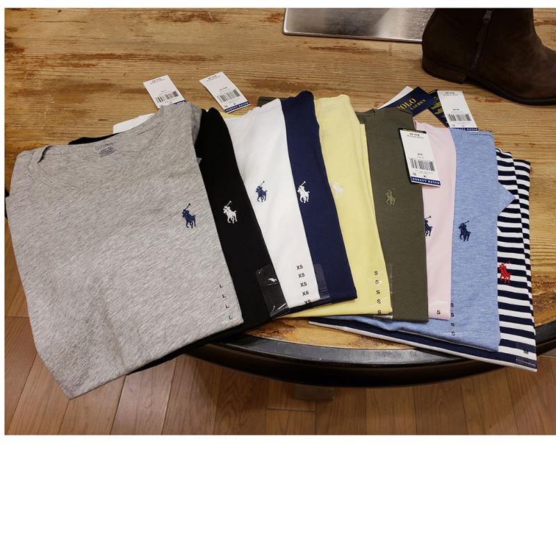 폴로 여성 기본 반팔 티셔츠 (10가지색상) Crewneck Short Sleeved Tee