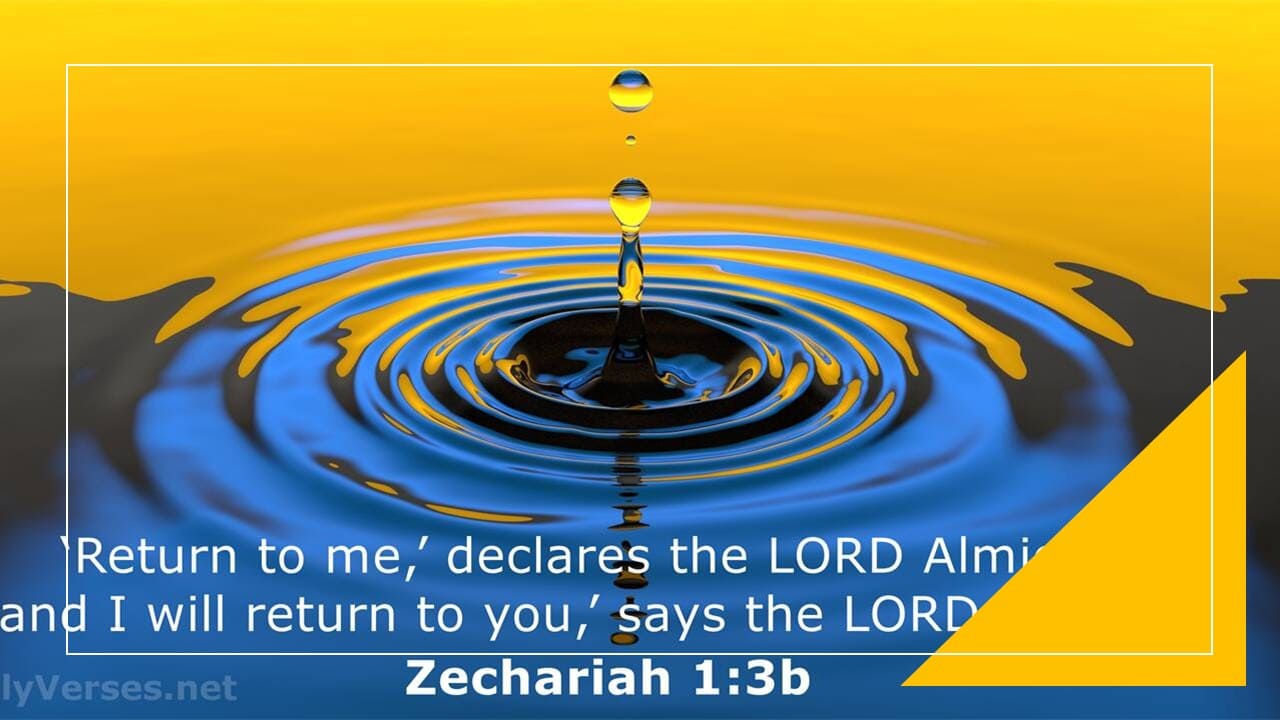 스가랴 1장 1절-6절, 돌아갈 곳이 있기에 괜찮아 - 매일성경 큐티 10분 새벽설교