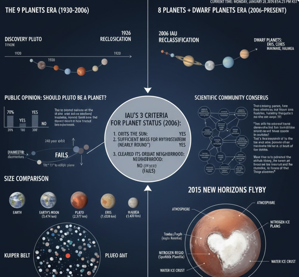 명왕성 지위 강등 논쟁