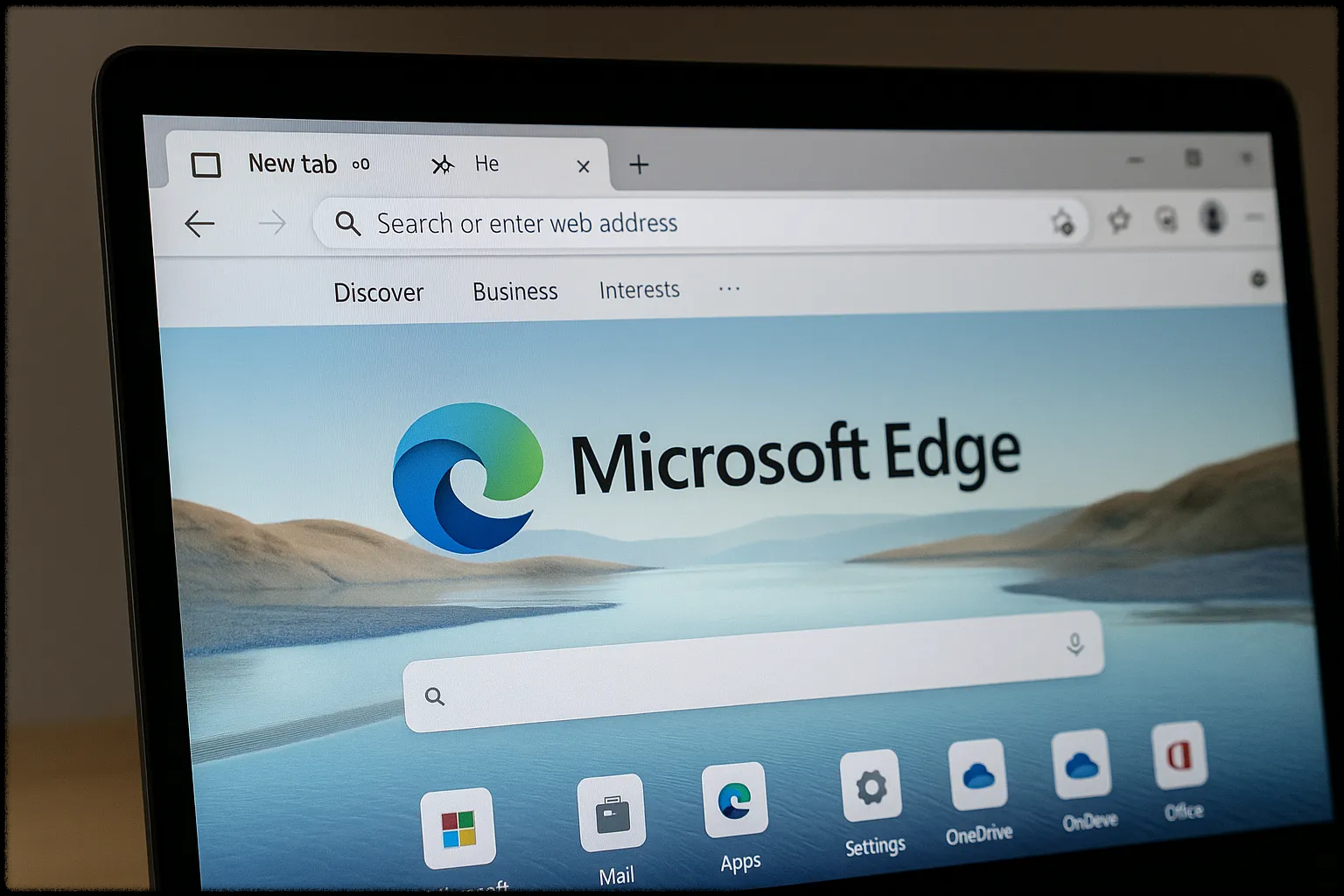 엣지 브라우저의 초기 설정 화면