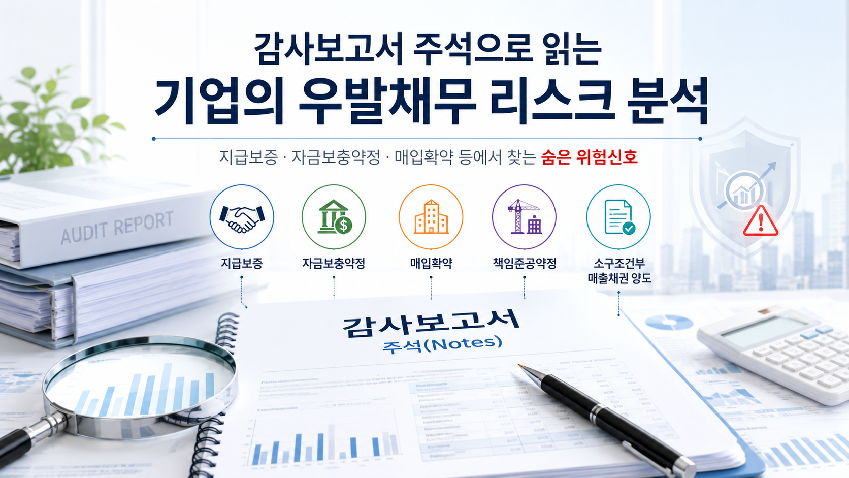 기업의 우발채무 리스크 분석 내용의 대표이미지