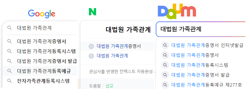 가족 관계 증명서 인터넷 발급
