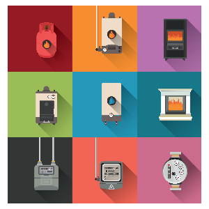 난방계량기 이미지