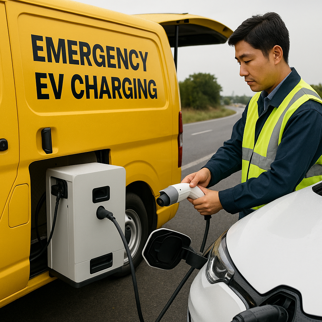 전기차의 긴급 충전 서비스 현황 및 이용 방법