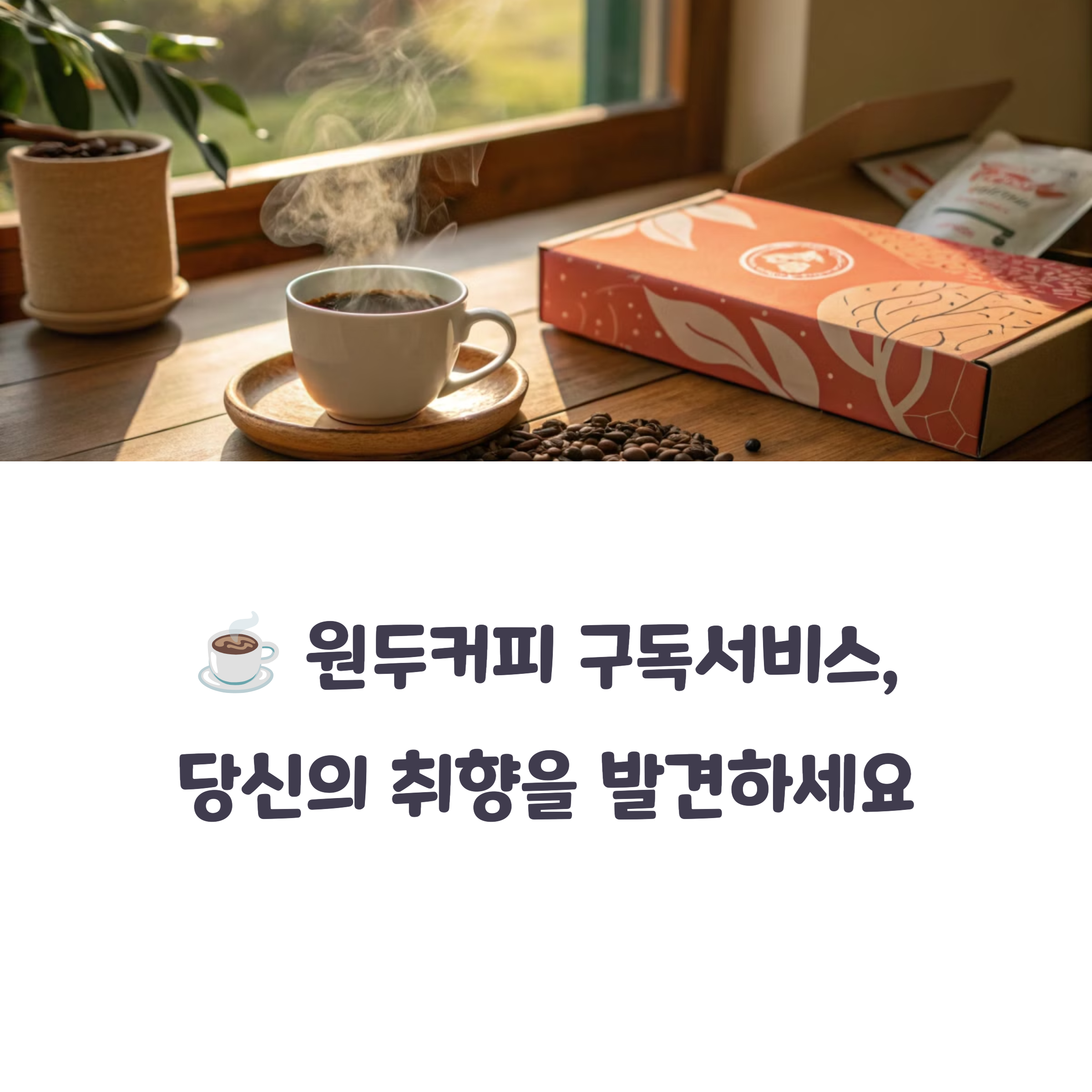 ☕ 원두커피 구독 서비스의 모든 것