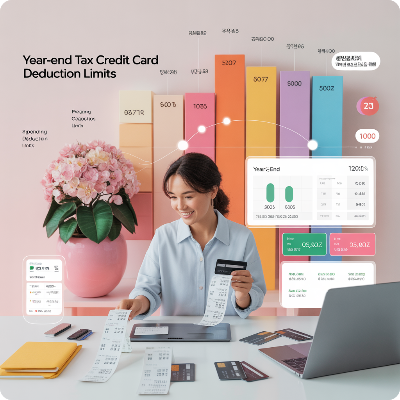 연말정산 카드공제 한도 이미지