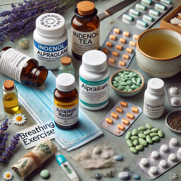 불안 증상 완화에 쓰이는 약물과 자연요법 비교 ❘ 인데놀, 알프라졸람 등