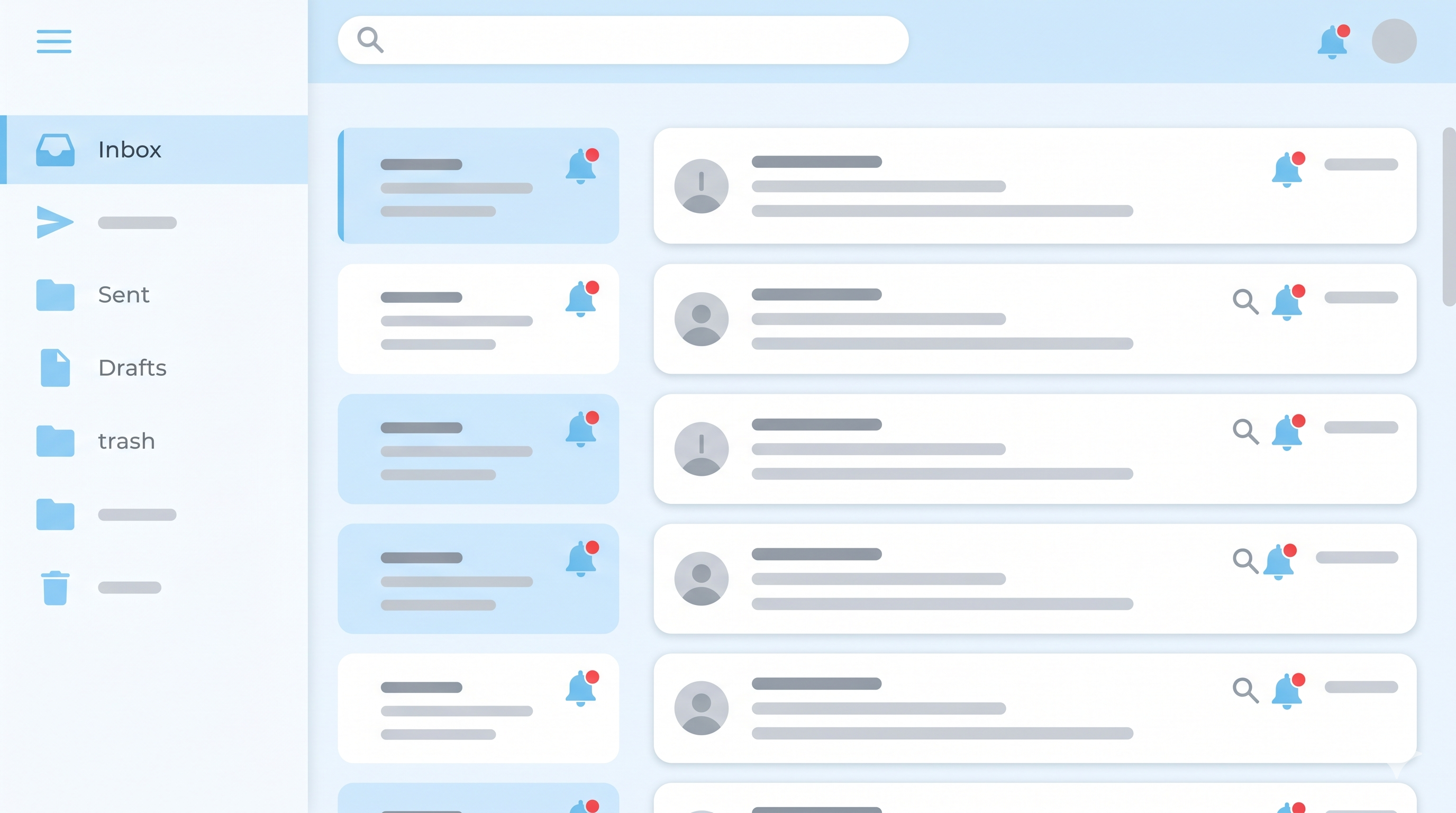 illustration of Google Alerts email 
notifications arriving in inbox