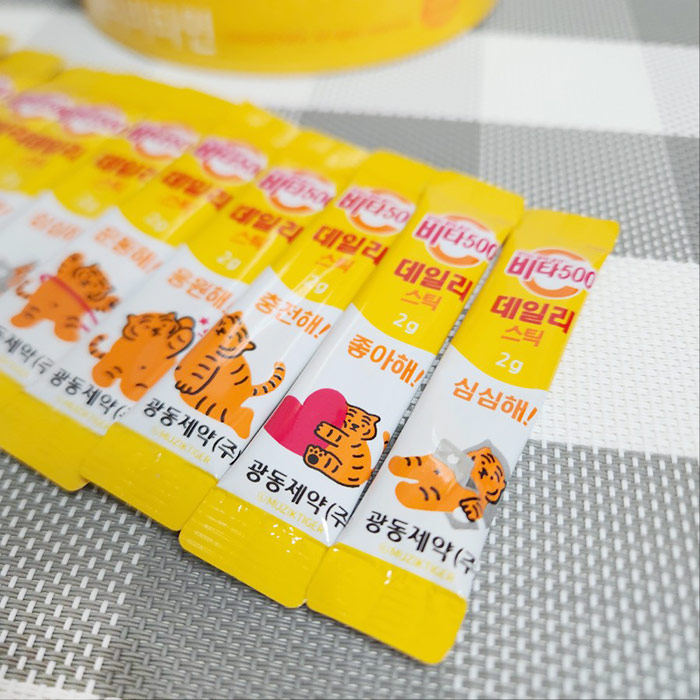 광동 비타500 데일리스틱 개별포장