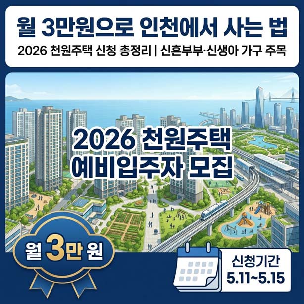 2026 천원주택 신청 총정리