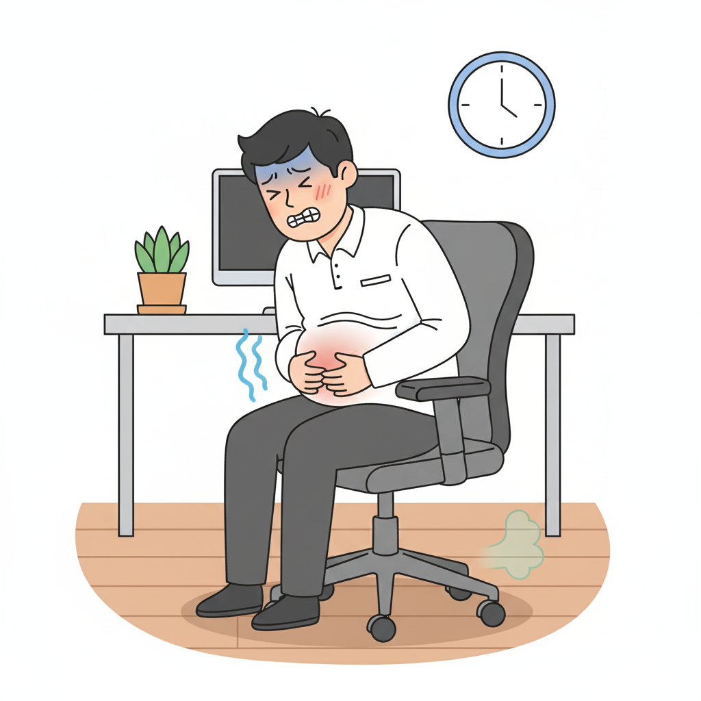 ‘속방귀’와 ‘엉덩이 종기’, ‘앉아있는 습관’이 부르는 두 가지 문제