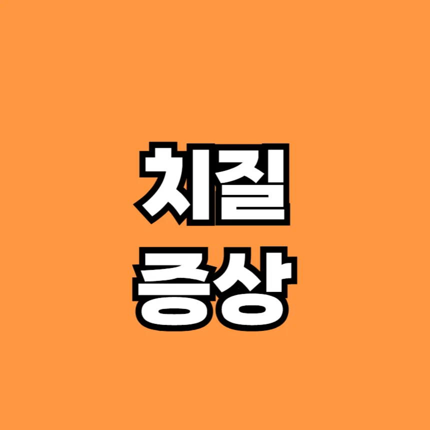 치질 증상