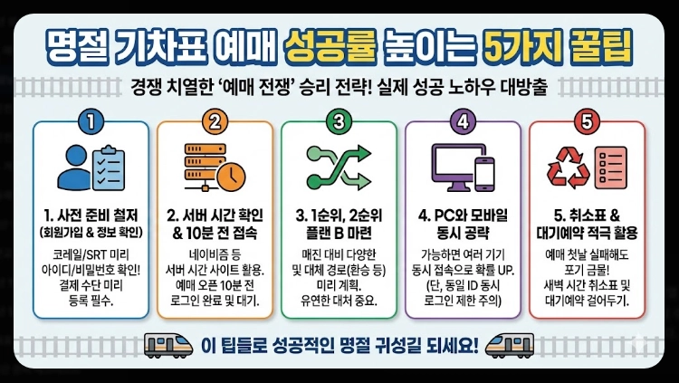 2026 설날 기차표 예매 일정