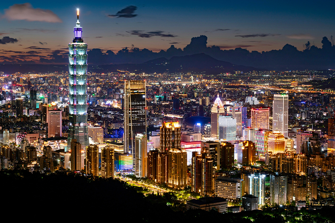 대만 시내 야경