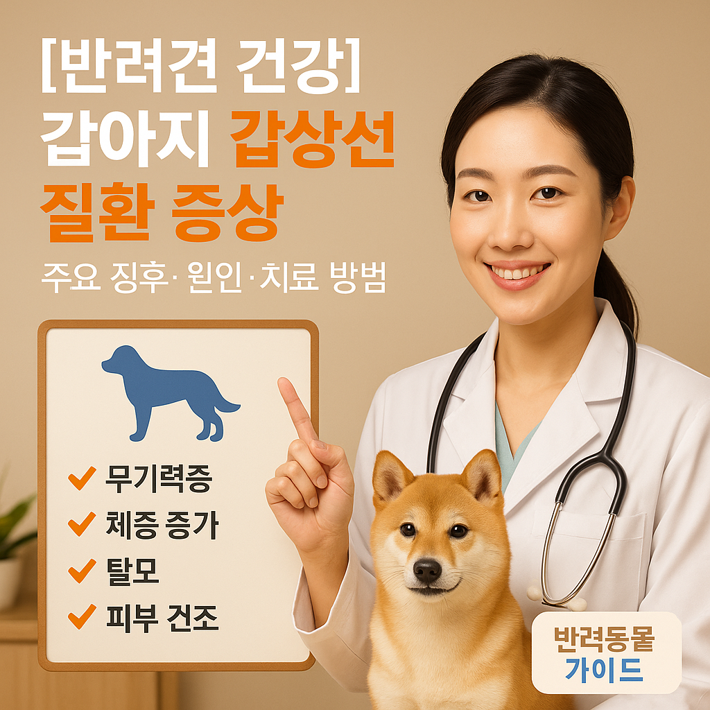 [반려견 건강] 강아지 갑상선 질환 증상 ｜ 주요 징후·원인·치료 방법 총정리