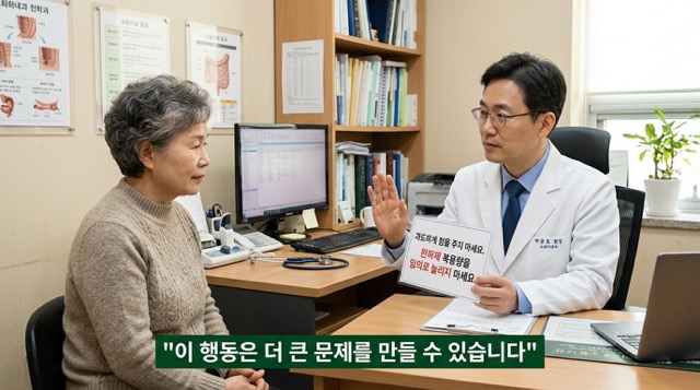 변비가 심할때 과도한 힘주기 변비약 다량복용 방치 금지 상세