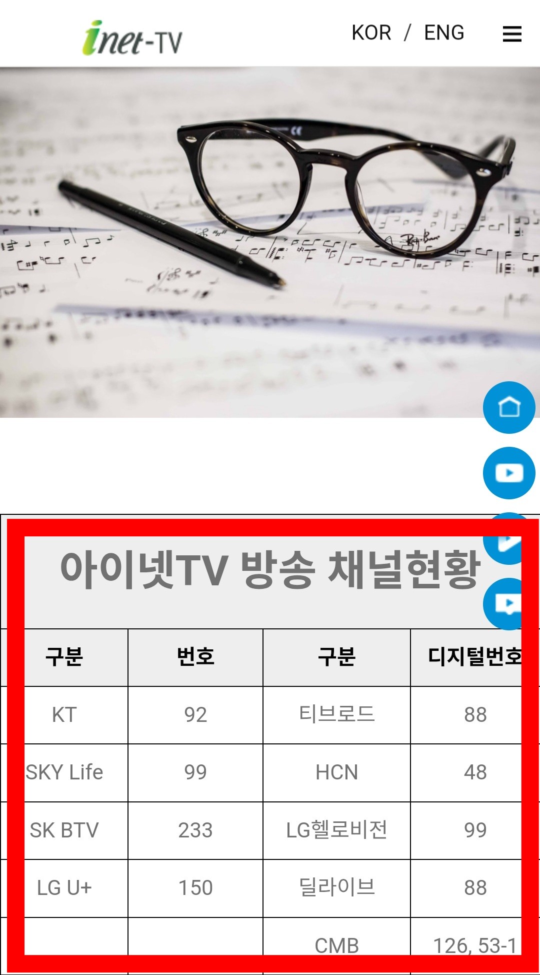 inet-TV(아이넷티비)-편성표-및-채널번호-확인하는-방법-안내-주요-방송사의-inet-TV(아이넷티비)-채널번호는-KT-GENIE(olleh)-TV-92번,-SK-Btv-233번,-LG-U+-TV-150번,-KT-skylife-99번,-HCN-48번,-LG헬로비전-99번,-D’LIVE(딜라이브)-88번,-t-broad(티브로드)-88번,-CMB-126번,-또는-53-1번에서-시청할-수-있습니다.