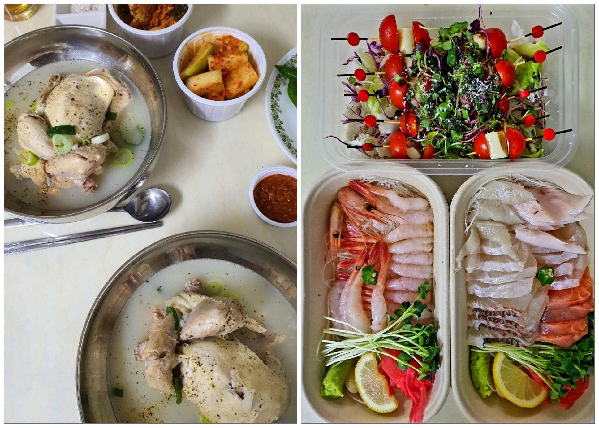 맛있는-삼계탕으로-몸-보신-했어요.