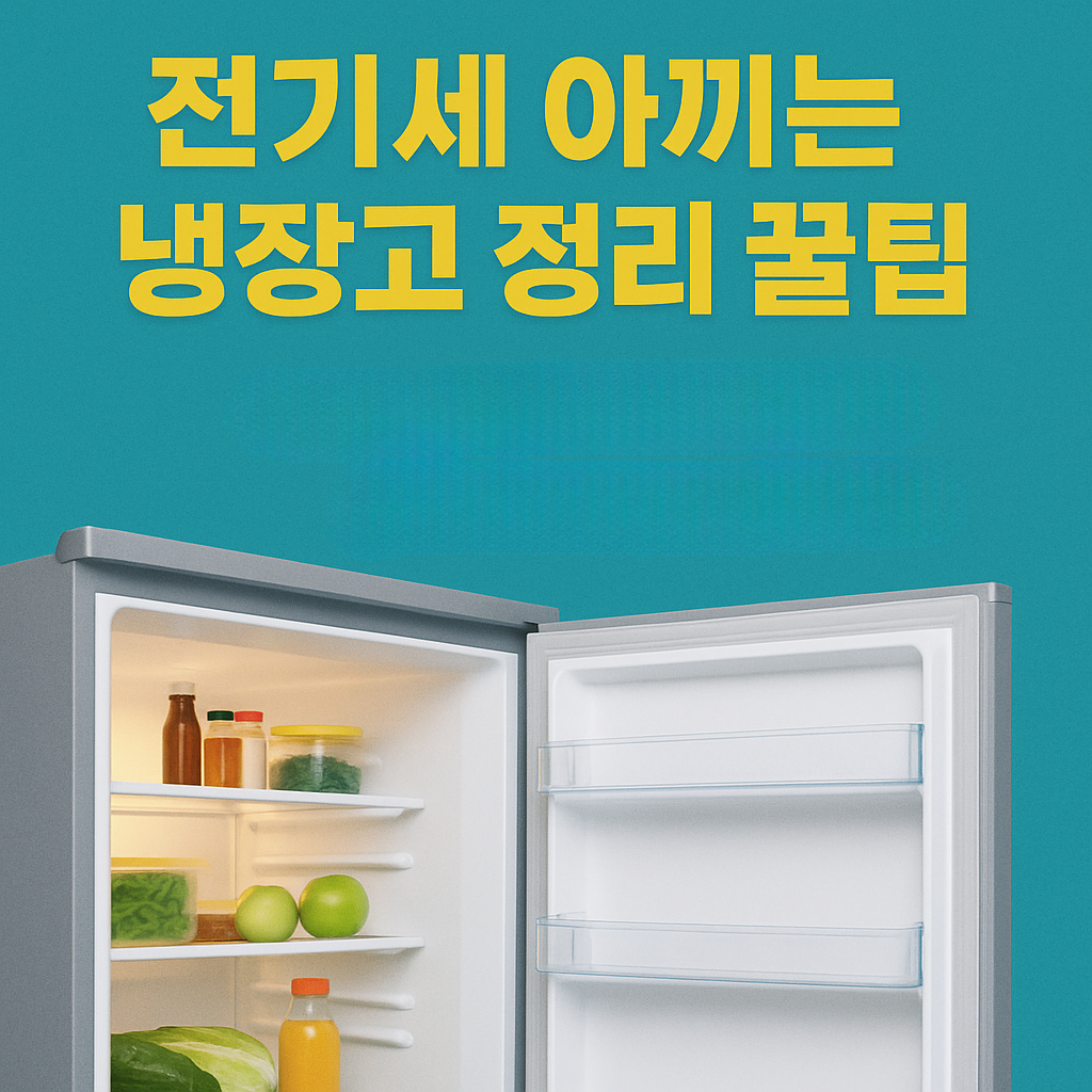 전기세 아끼는 냉장고 정리 꿀팁