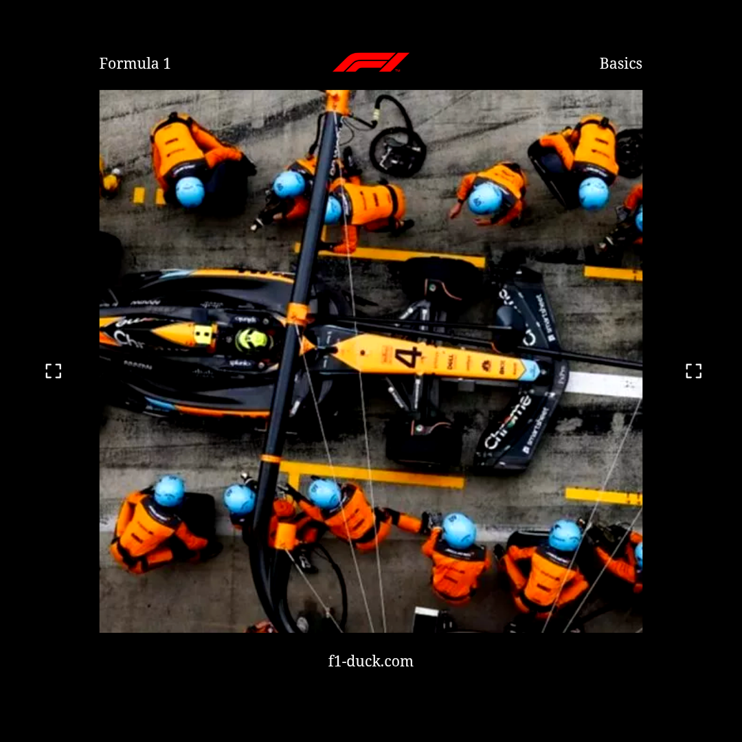 맥라렌의 F1 레이스 내 피트스탑 장면: 오버컷 및 언더컷 전략
