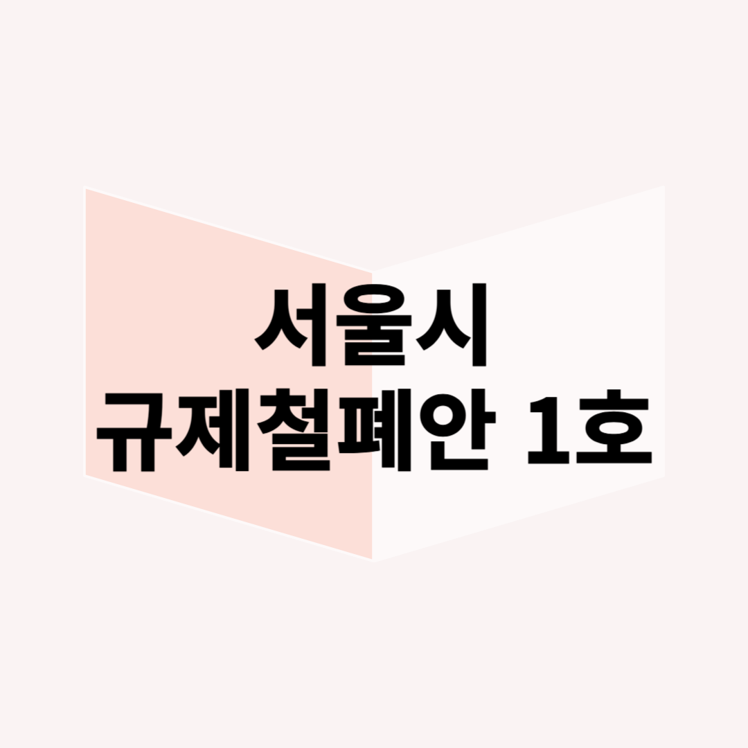 서울시 규제 철폐 1호, 상가 공실 문제 해결할 수 있을까?