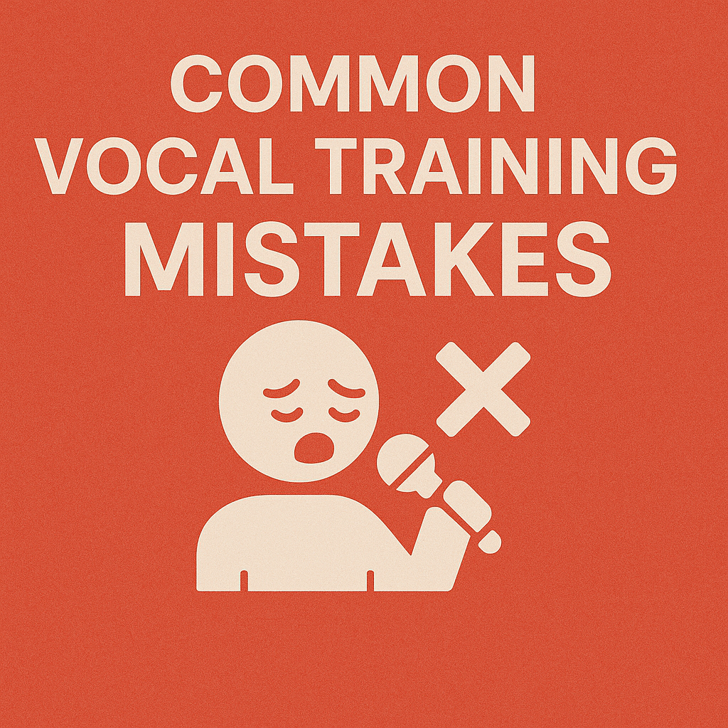 보컬 트레이닝에서 흔히 하는 실수 사진