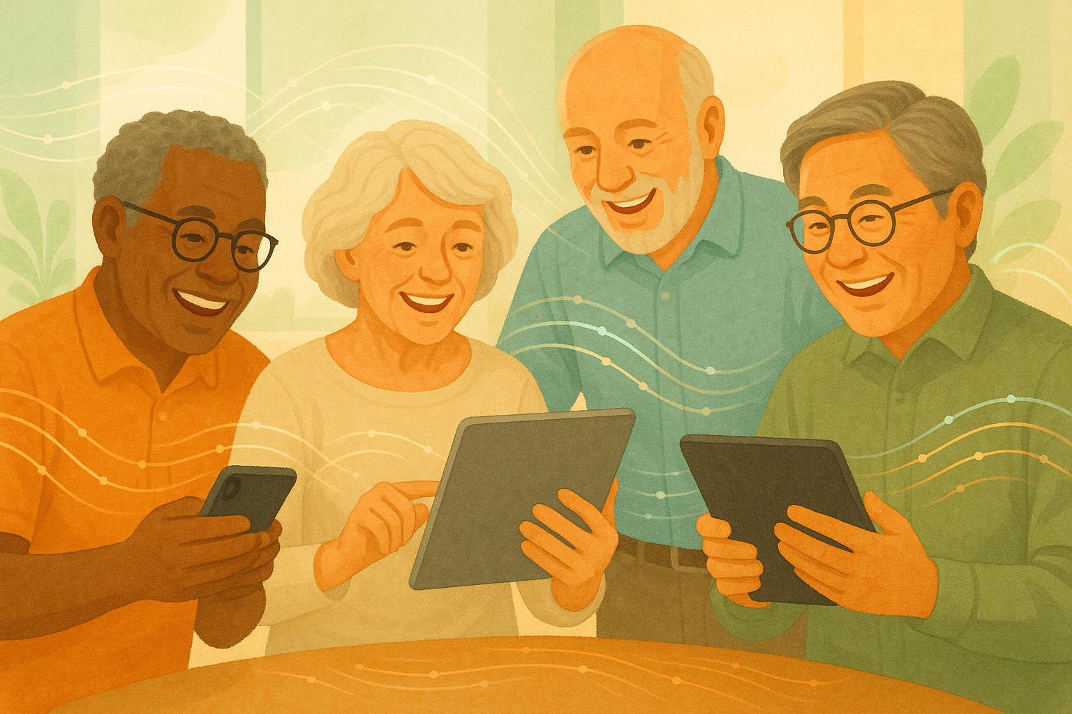 중장년도 AI활용하여 편리한 삶을 살아간다