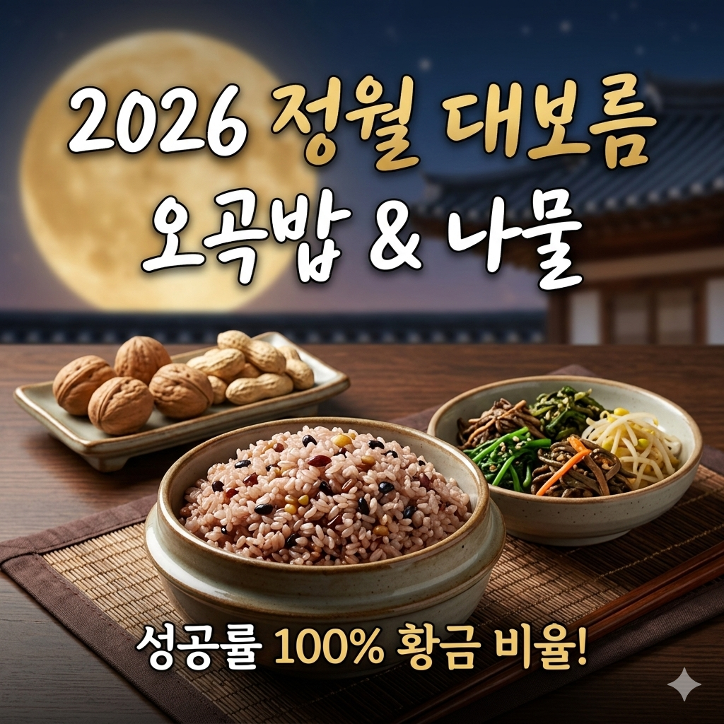 2026 정월 대보름 오곡밥 & 나물 비법