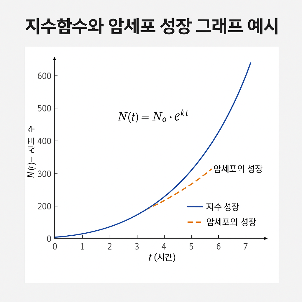 암세포 성장을 예측하는 수학 모델 – 지수함수와 미분방정식