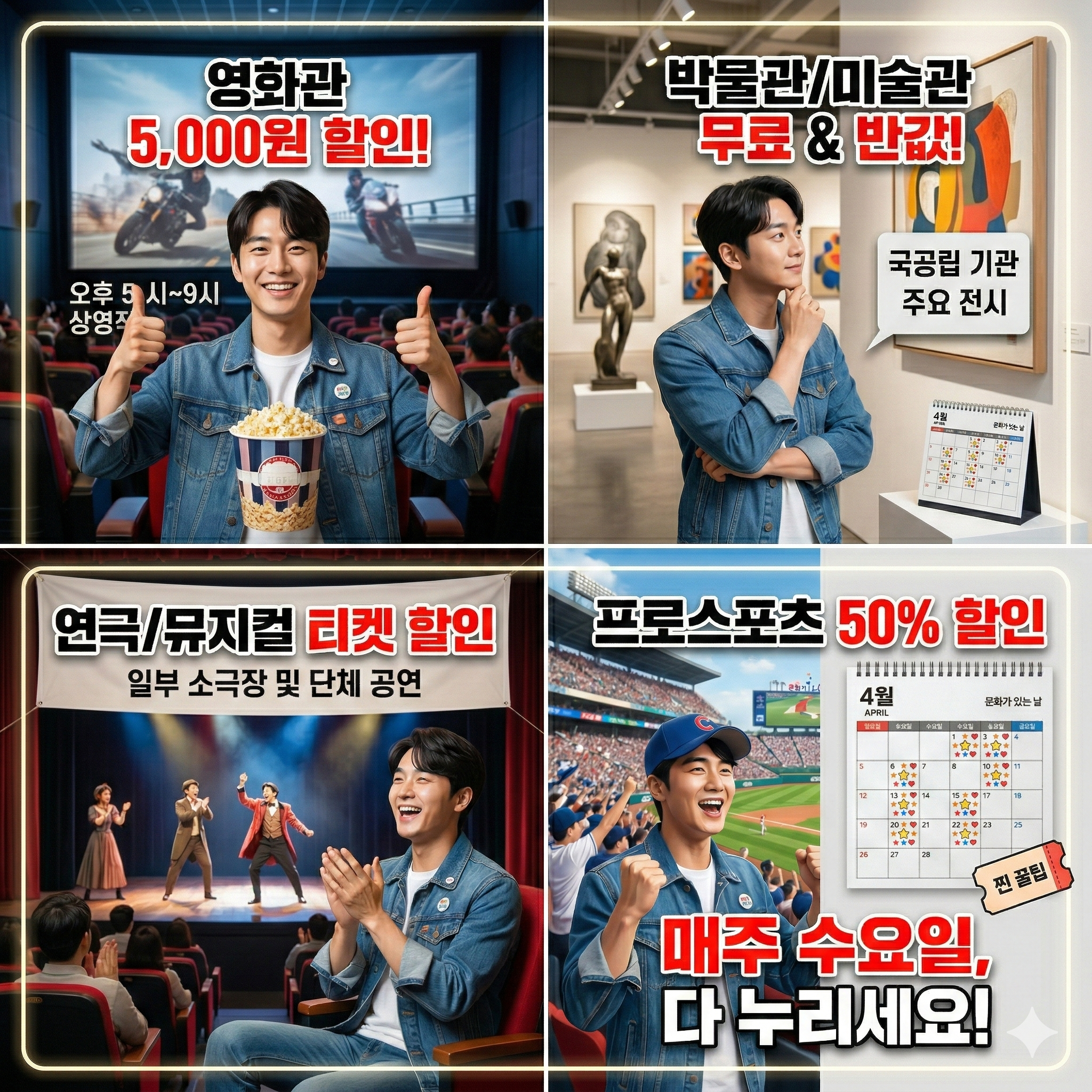 매주 수요일 문화가 있는 날, 찐 꿀팁