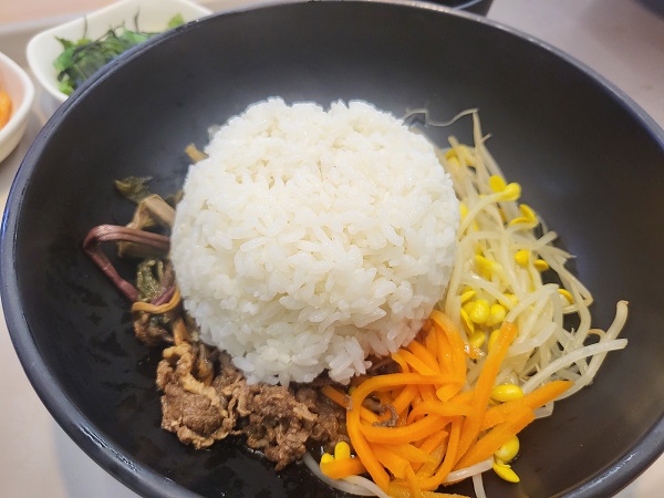 공주 정안알밤휴게소 소불고기비빔밥