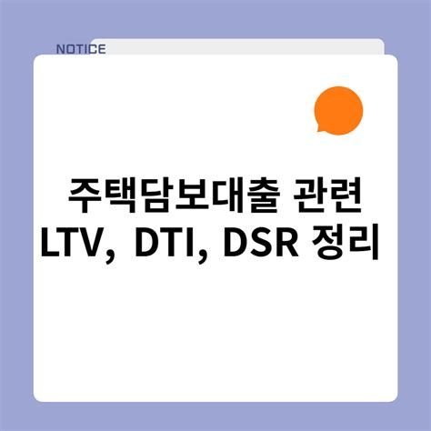 주택담보대출 DSR