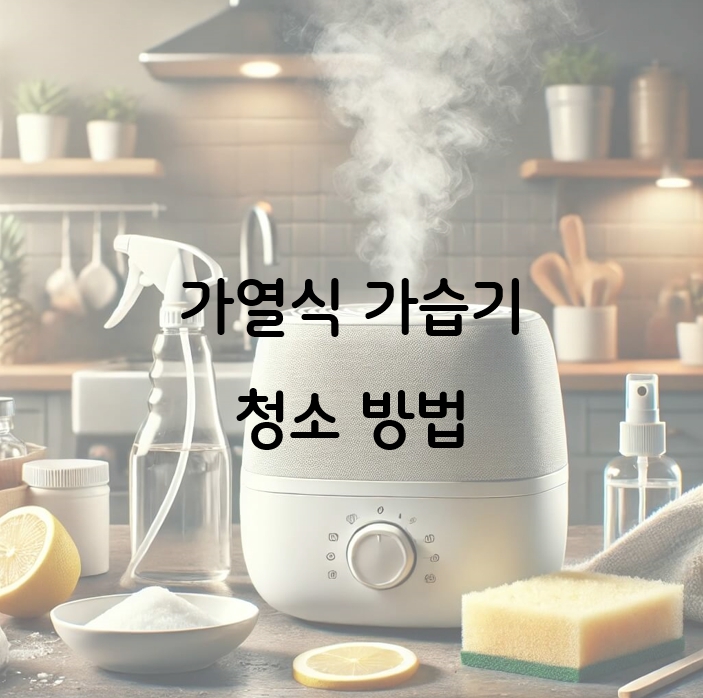 가열식 가습기 청소, 세균 걱정없이 안전하게 사용하는 방법