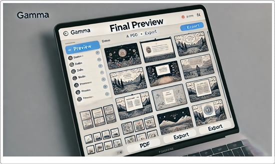파워포인트 대신 감마 사용하기