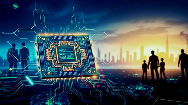 AI 칩 전쟁의 서막, 새로운 반도체 시대 AI 이미지 (직접 제작)