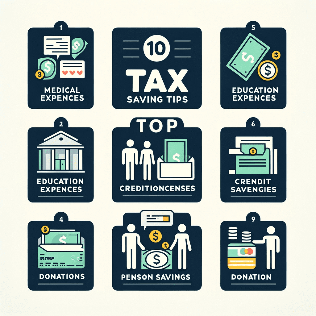 연말정산 절세 팁 인포그래픽