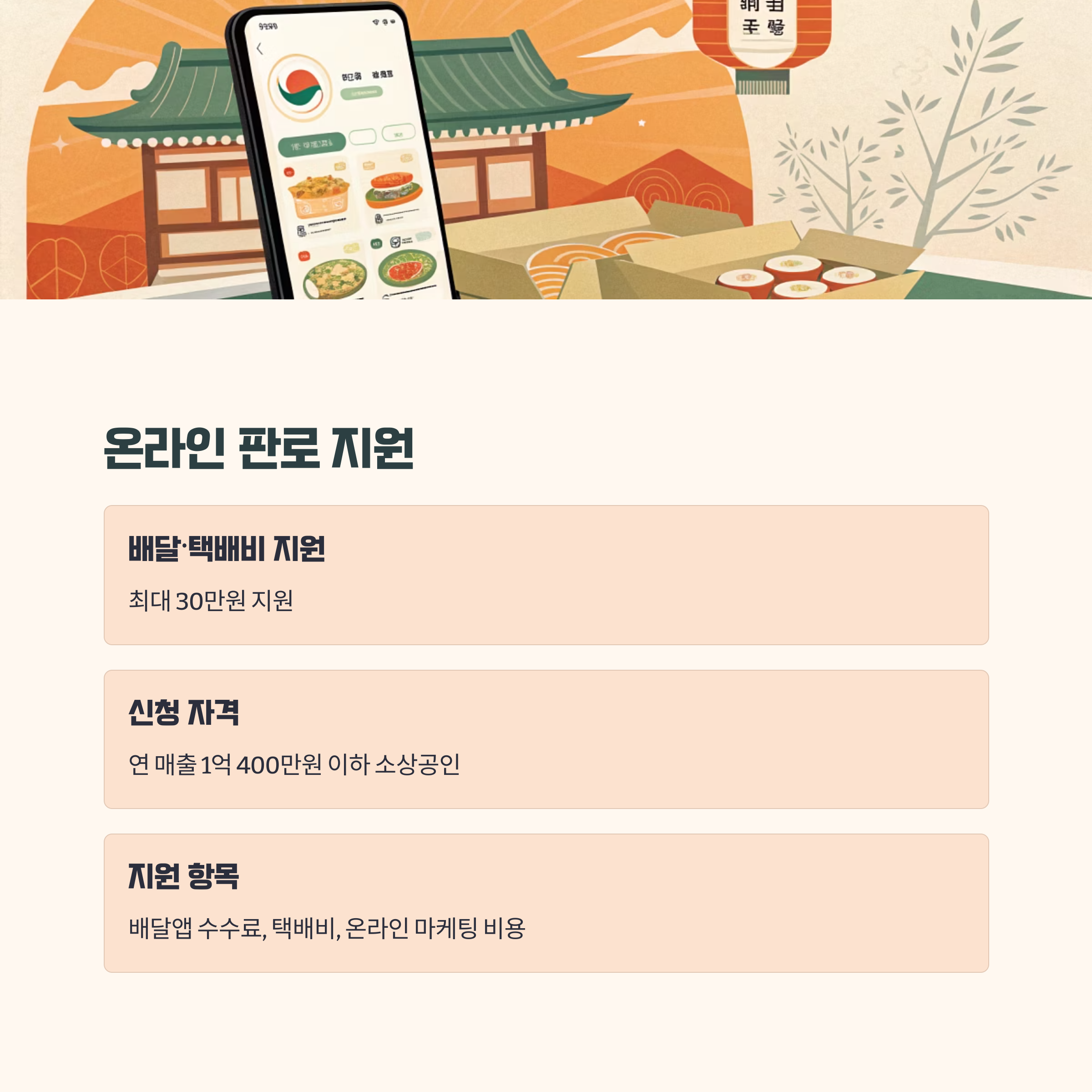 배달비, 택배비 지원금