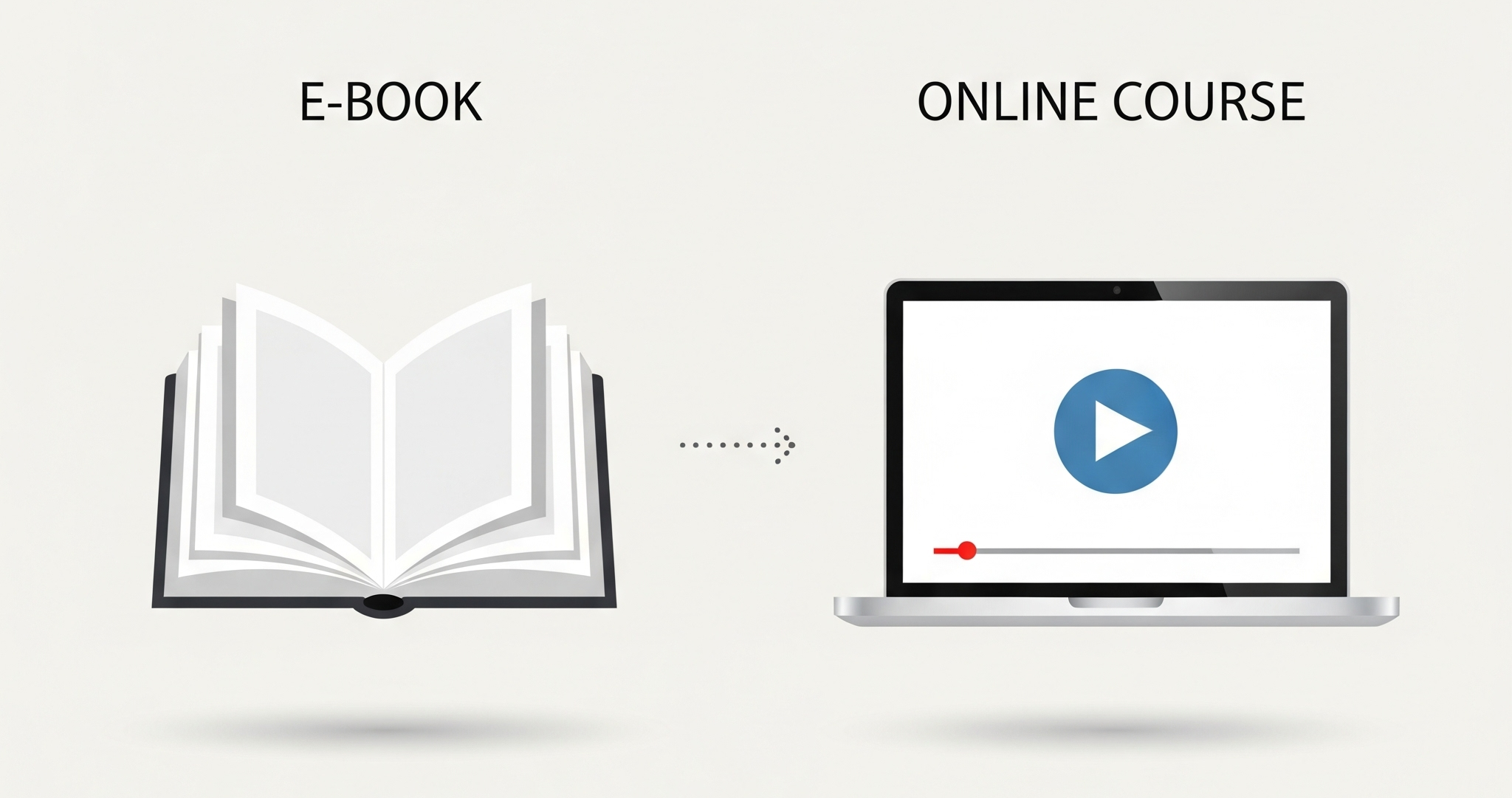 전자책과 온라인 강의의 장단점 및 추천 플랫폼 비교 인포그래픽