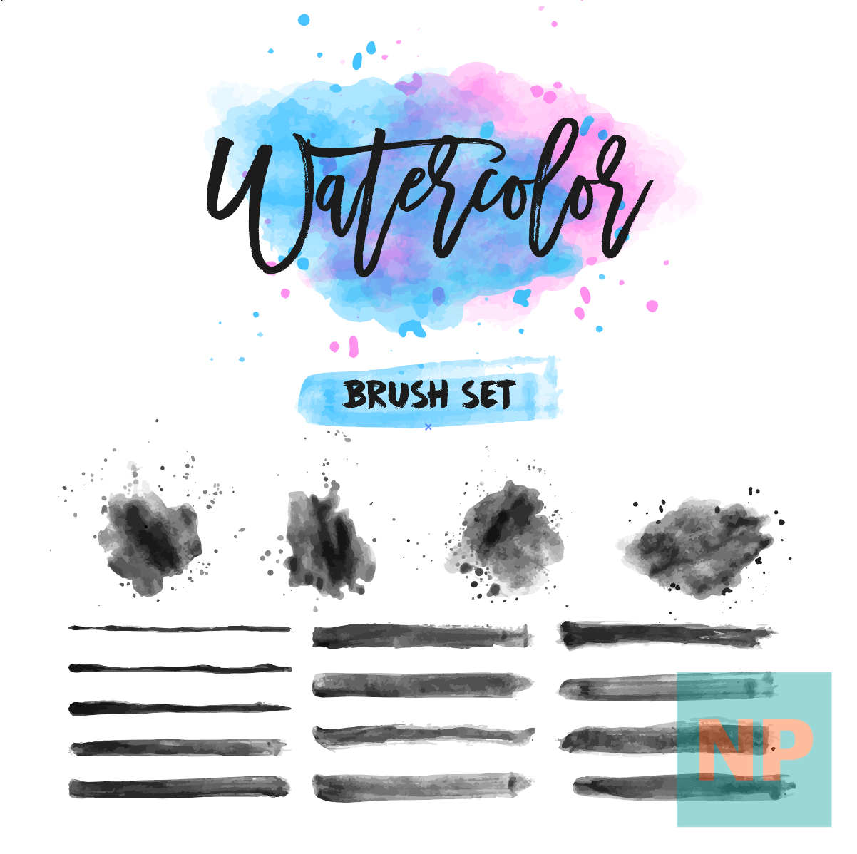 수채화 브러쉬