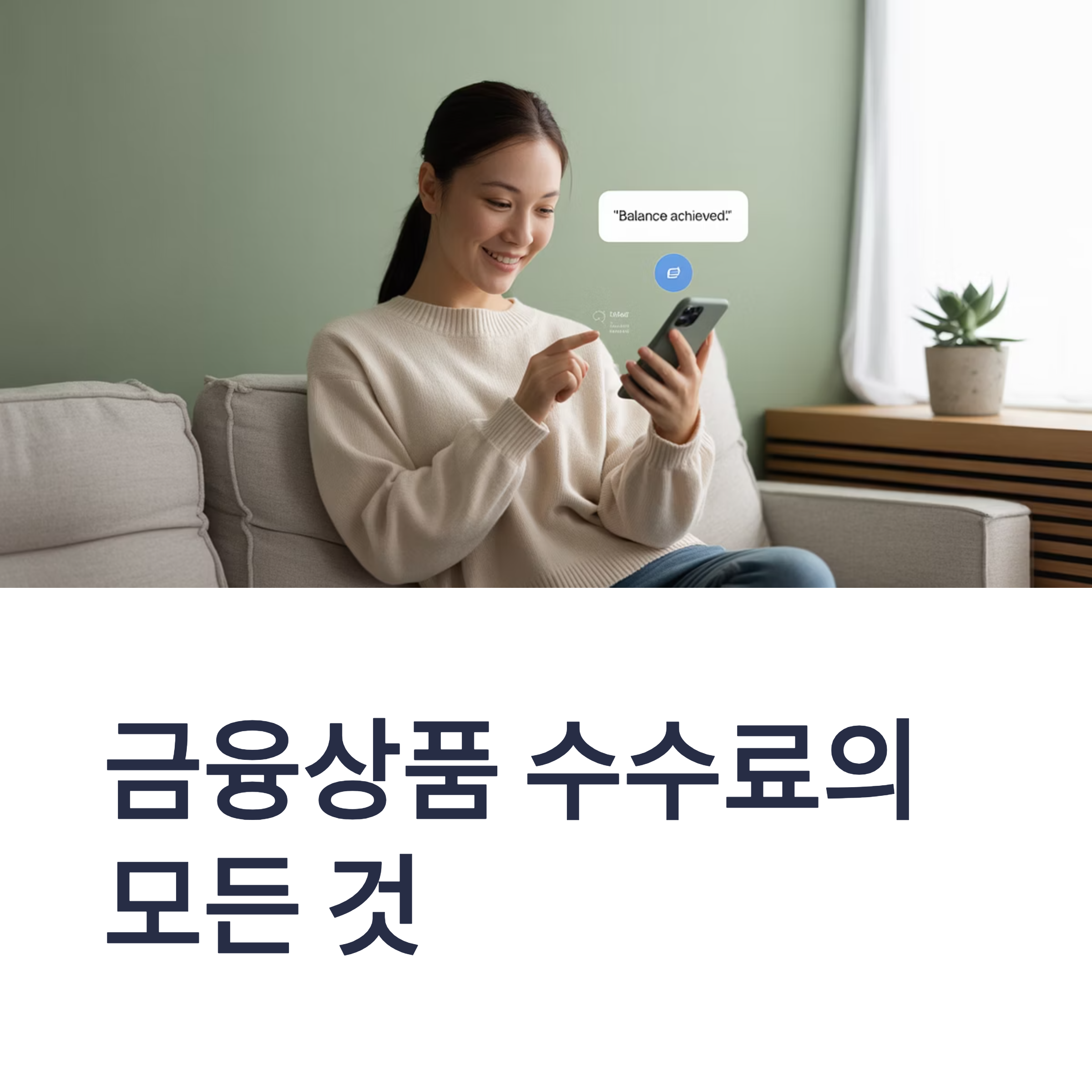 금융상품 수수료 대표이미지