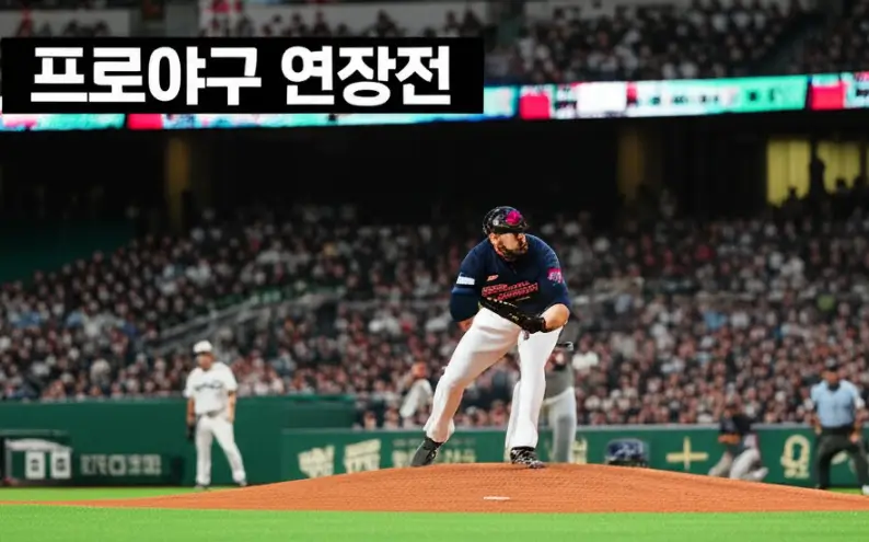 프로야구 연장전 : 몇회까지? 규정은? 시간제한?