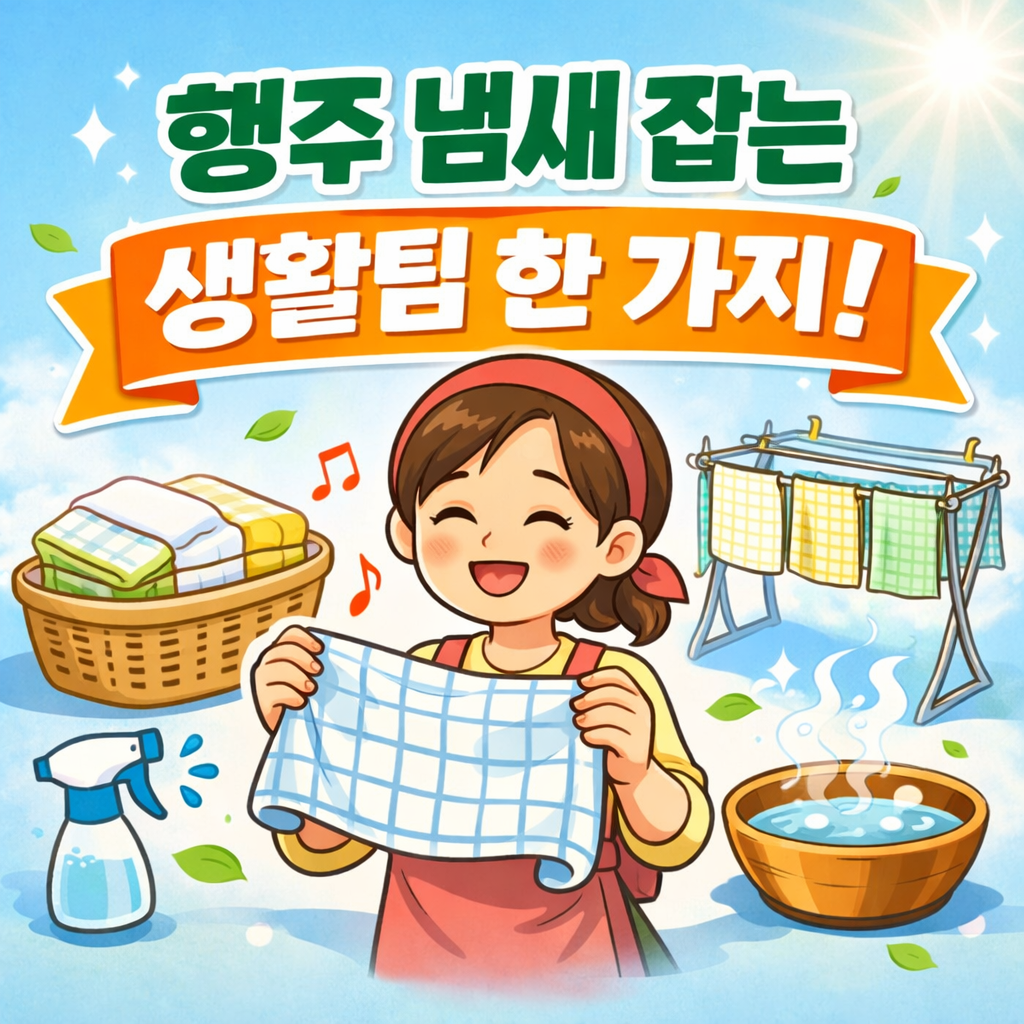 행주냄새 없애는 방법