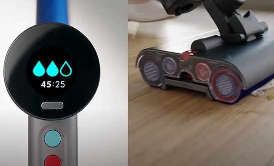 다이슨 wasg g1의 모터 단계별 모습