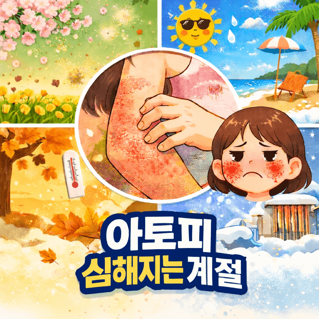 아토피 심해지는 계절, 여름일까 겨울일까? 원인부터 관리법까지 완벽 분석