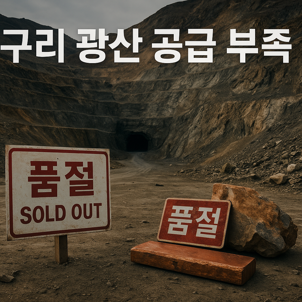 구리 광산 공급 부족: 원인부터 대응 전략까지 A to Z 관련 이미지