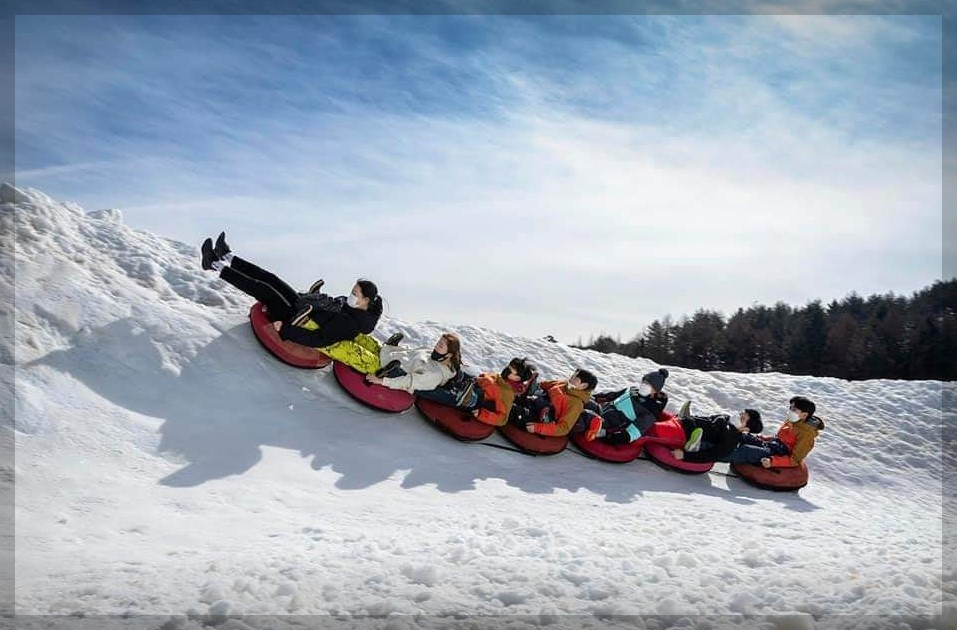 대관령 눈꽃마을 눈썰매장