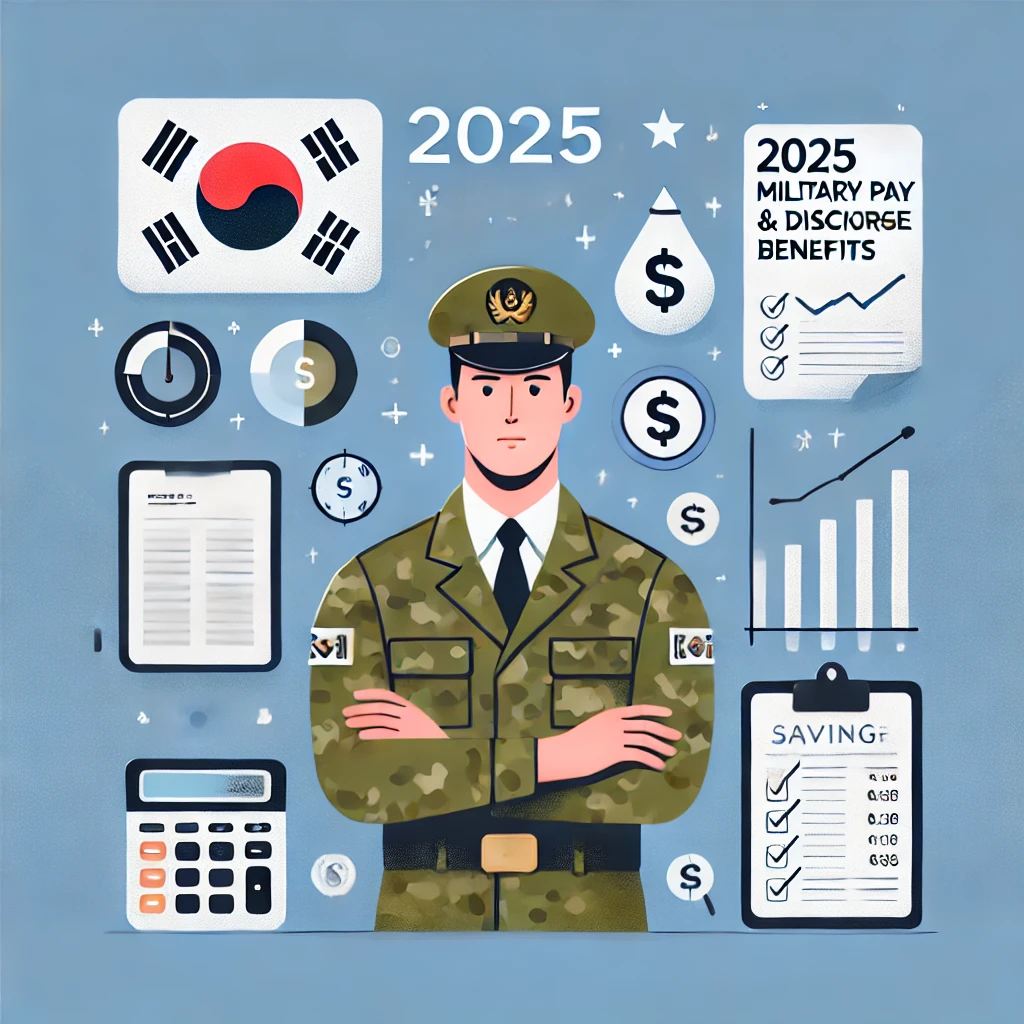 2025년 군인 월급, 제대 시 수령액