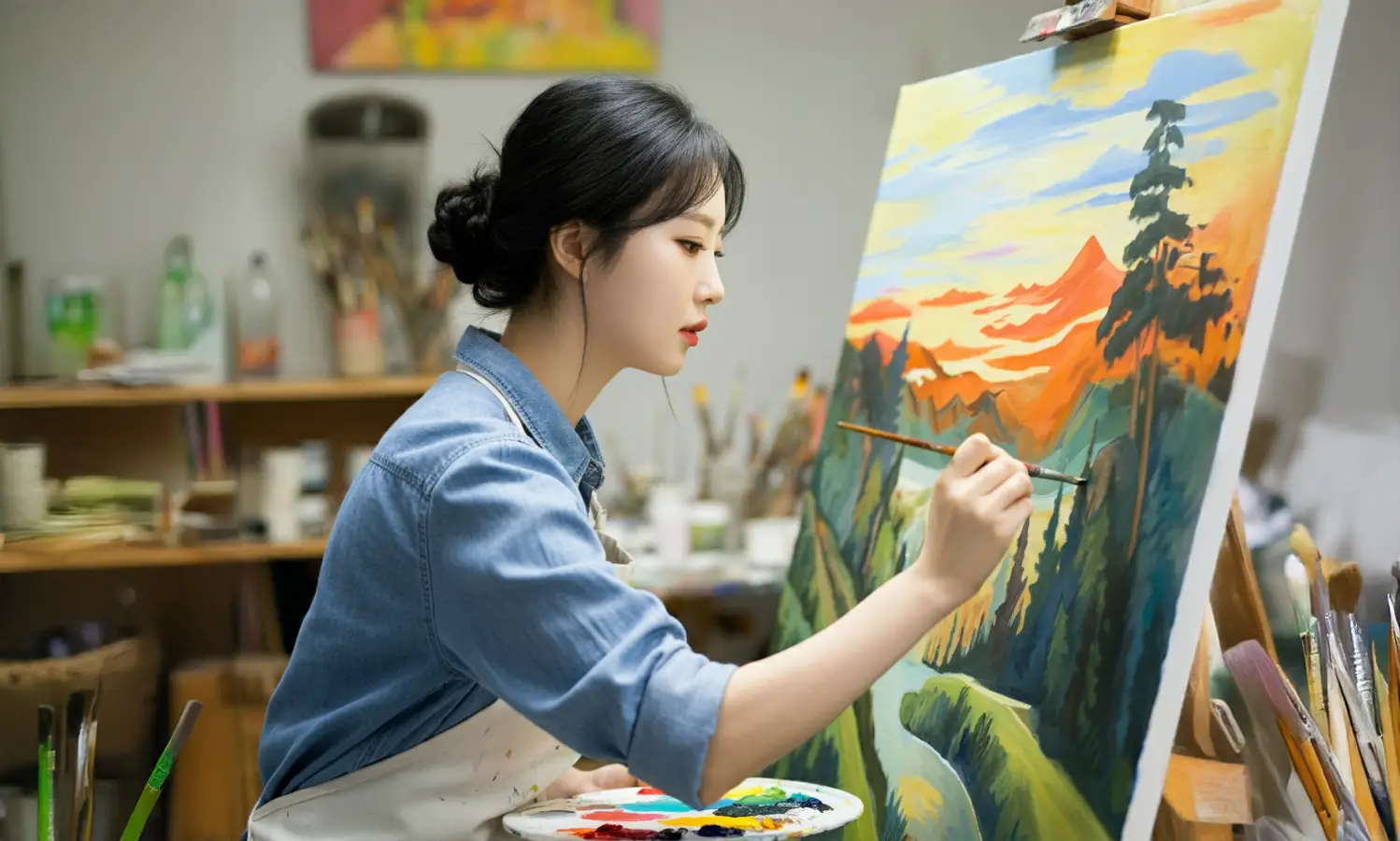 그림을 그리는 사람