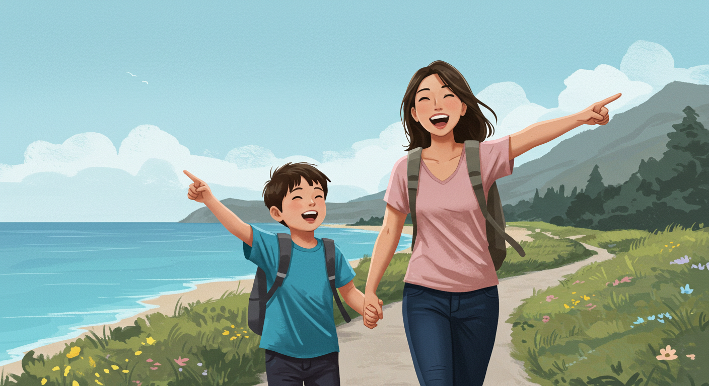 초등학생 아들과 여행